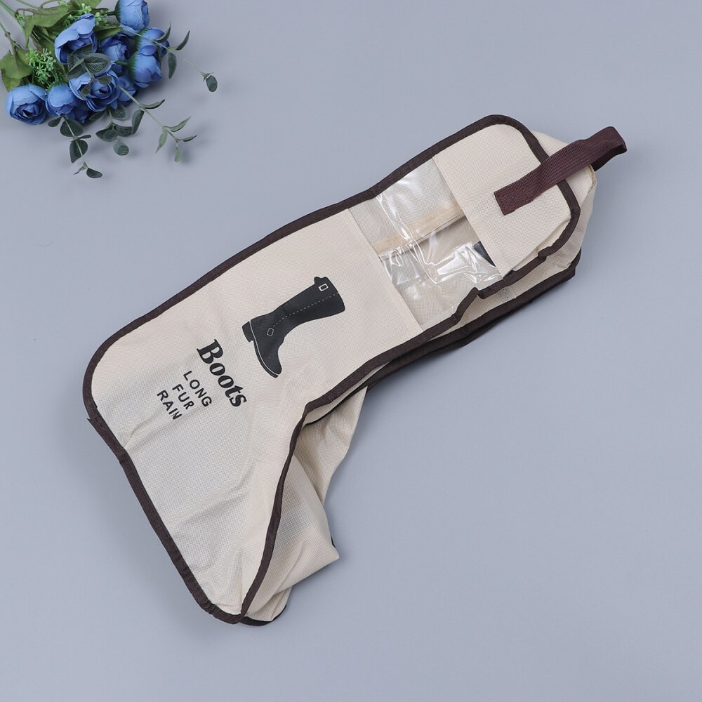 Travel Boots Storage Bag Non-woven Fabric Boots Dust Cover Protector Bag Under Bed Wardrobe Organizer for Cowboy Boots Snow Boot: White 1