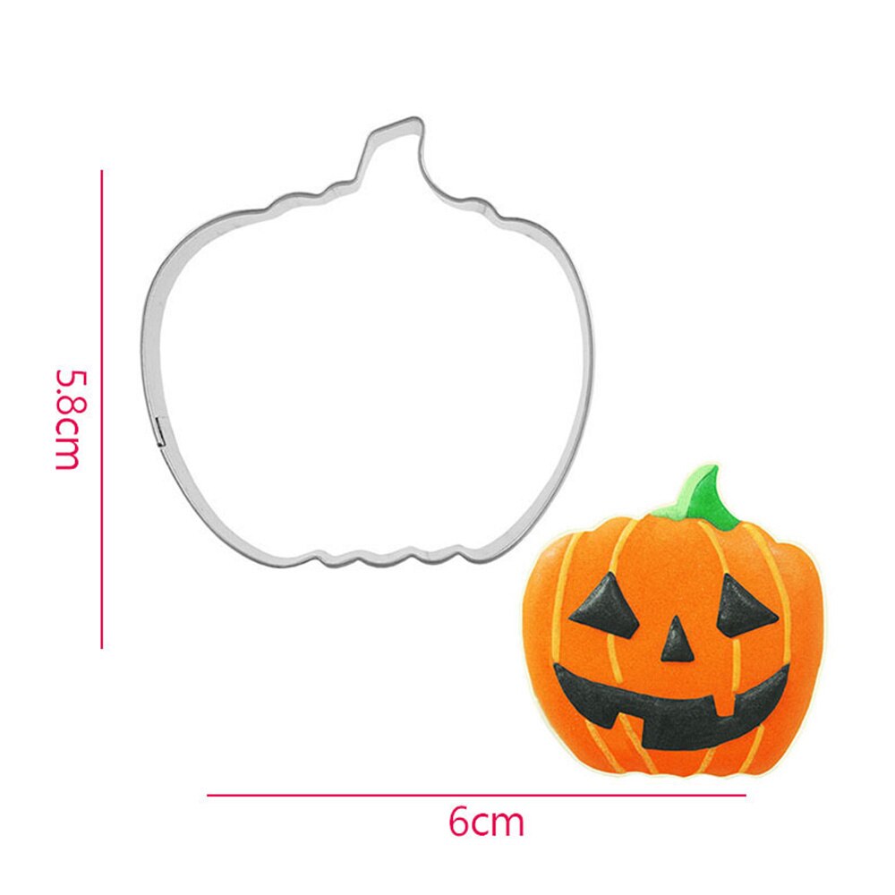Halloween Kakformar - 19 Modeller - Rostfritt Stål Bakmallar - DIY Kex Fondant Präglingsverktyg
