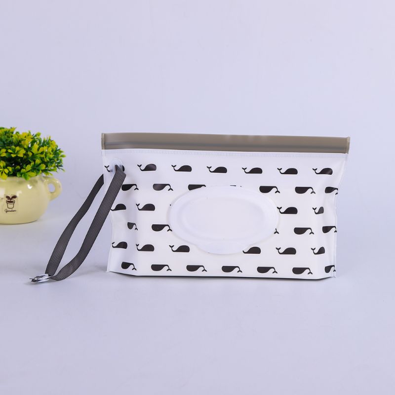 Draagbare Baby Natte Doekjes Doos Doekjes Container Dragen Clamshell Doekjes Gevallen