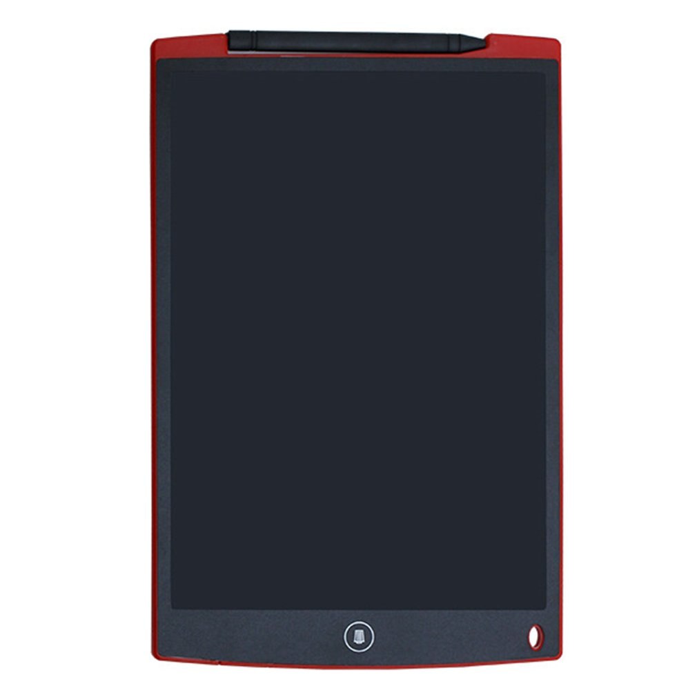 LCD Writing Tablet Electronic Drawing Doodle Board Digital Handwriting Paperless Notepad For Kids And Adult: Red 12 inches