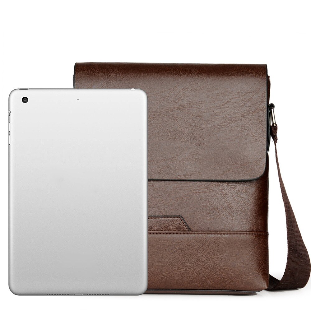 Heren schoudertas vintage leren messenger bags crossbody tassen heren eenvoudig casual zakelijk heren handtas