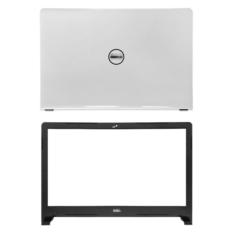 LCD Back Cover/Front Bezel/Hinges/Palmrest/Bottom Case/Door Cover For Dell Inspiron 15 5000 5555 5558 Non Touch White
