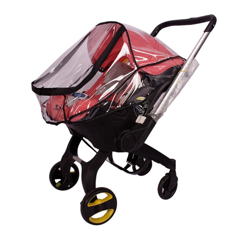 Kinderwagen Regenhoes Baby-autozitje Waterdicht Winddicht Transparant Schild Voor Kinderwagen Kinderwagen G2AE