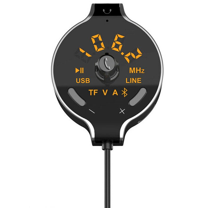 Q8S HD Multi-Function Car Bluetooth Hands-Free MP3 Player AUX Dual USB with Line