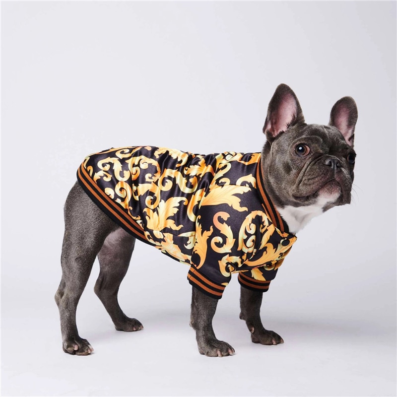 S-3XL ubrania dla psów buldog francuski kurtka dla małych psów płaszcz odzież dla zwierząt Puppy Winter Keep Warm Outdoor Yorkies sweter Products