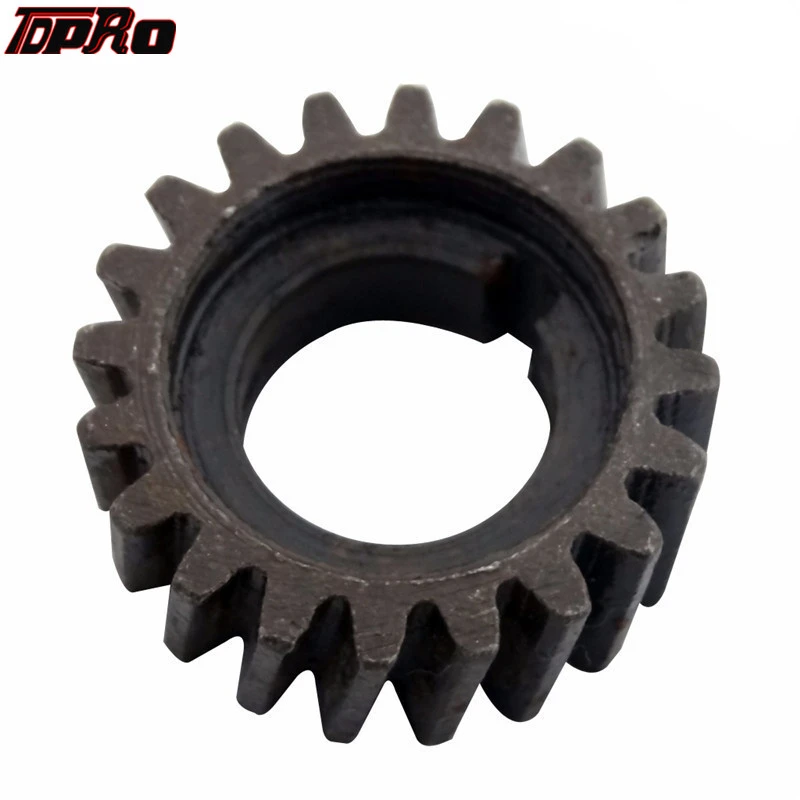 TDPRO Black 20Teeths Wheel Gears Motorized Bicycle Bike Gear Box Bevel Pinion For 49cc 60cc 66cc 80cc 2-Stroke Engine Bikes
