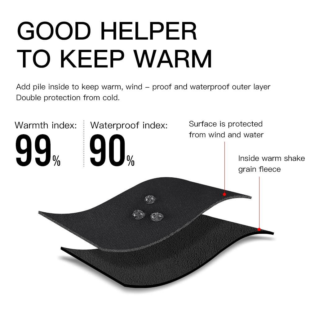 Sporthandschoen fiets handschoenen met lange vingers, waterdichte fiets handschoenen voor heren en dames, camouflage touchscreen fiets handschoenen