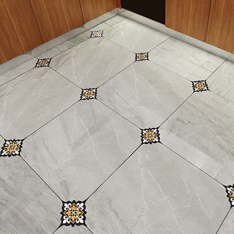36 Pcs Self Adhesive Floor Tile Stickers Waterproof Floor Diagonal Sticker Europe Royal Style Living Room Decor Wall Floor Stick