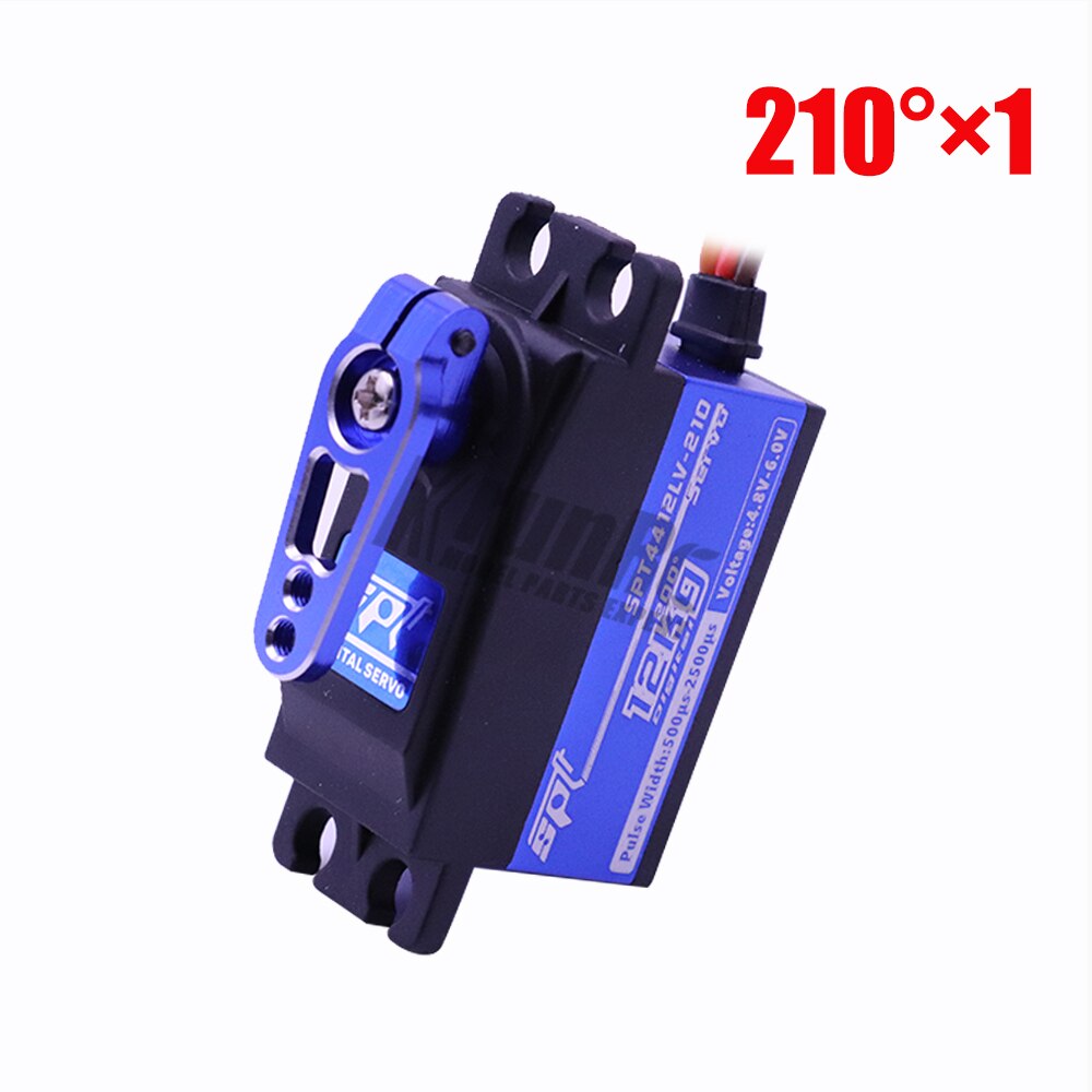 SPT4412LV 12kg Large Torque Metal Gear Standard Digital Low Profile Servo 1/10 RC Car 3racing SAKURA D4 CS Airplane Roboit Arm