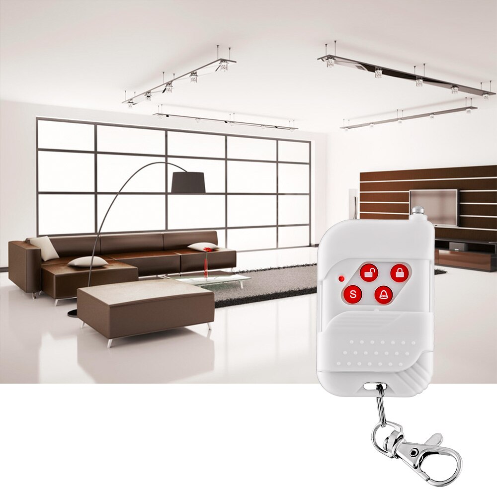 TOWODE Wireless Keychain Remote Control KeyTelecontrol For Siren Alarm System Wireless Remote Home Burglar Security Alarm System