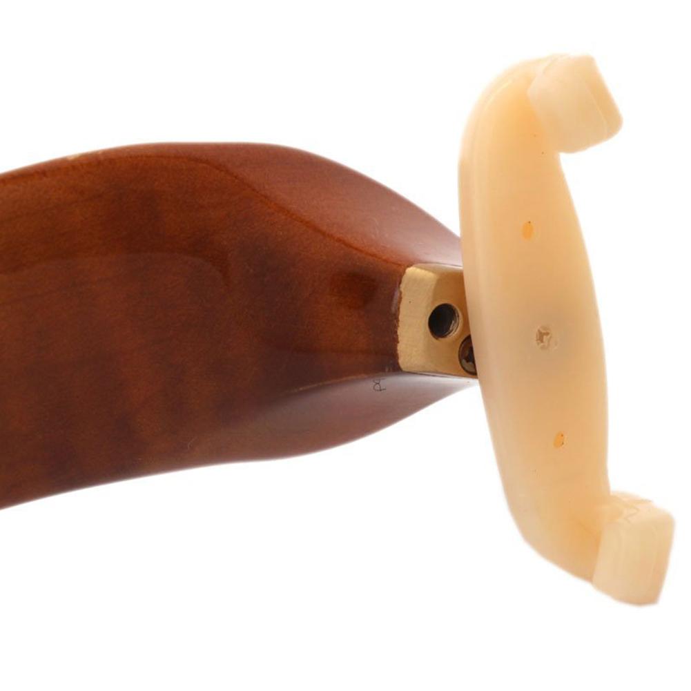 Maple Wood Violin Shoulder Rest for 3/4 4/4 Full Size Violin Shoulder Rest Padded Fiddle Parts Accessories Durable