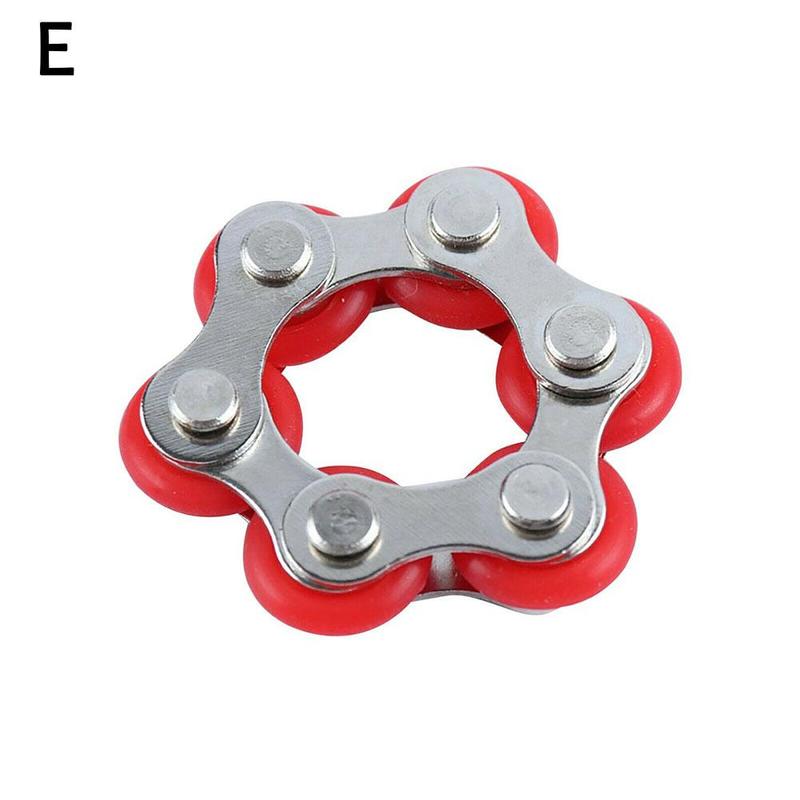 Pressure relief toy bicycle decompression chain