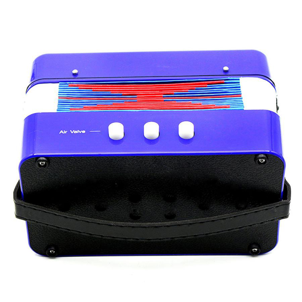 Kids Accordion Music Collection Accordion Premium Educational Music Toy Blue