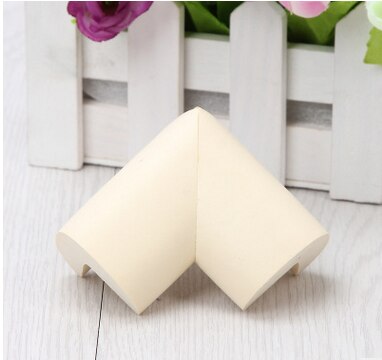 10 sztuk/partia osłony narożników bezpieczeństwa dla dzieci szklany stół ochrona dziecka meble antykolizyjne ochraniacz narożny ochrona dziecka: CreamyWhite Protect