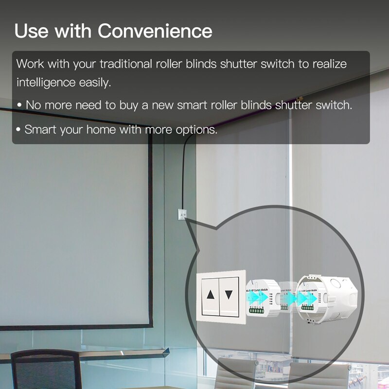 WiFi RF Clever Vorhang Jalousien Modul Schalter Rollladen Motor- Tuya Drahtlose Fernbedienung Arbeit mit Alexa Google Hause