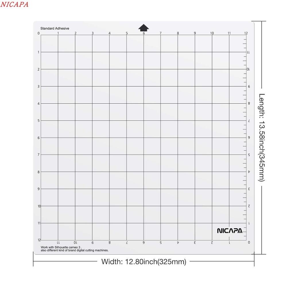 NICAPA Cricut Standard Grip Mat, 12"x12"