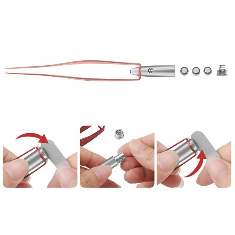 Ear Picker Luminous Ear Pick Sets Baby Picking Ear Wax Tweezers Tool Set Ear Picking With Light Baby Care Tools