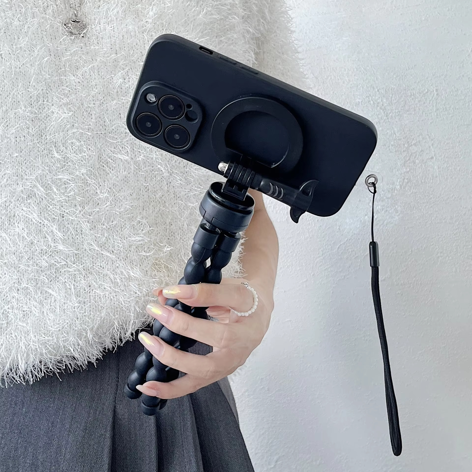 Für Magsafe Magnetische Stative Für praktisch Stativ Smartphone Einbeinstativ Universal- Stehen Krake Mini Stativ Für Telefon Halfter