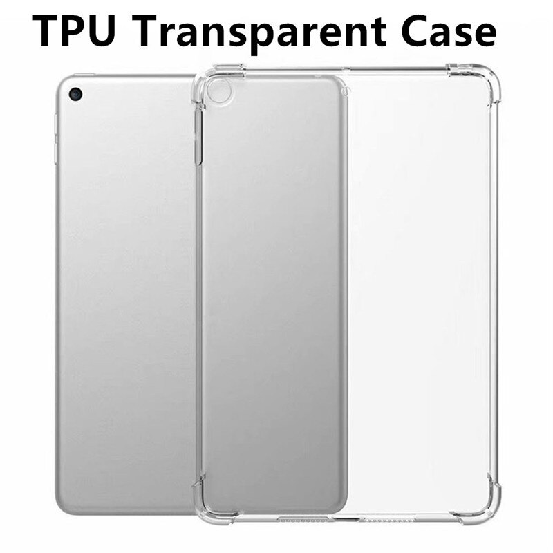 Case for iPad 2 3 4 PU Leather Silicone 9.7'' Shockproof Thin Cover for iPad 2 A1395 A1430 A1458 Coque for Apple iPad 4 3 2 Kids: Clear