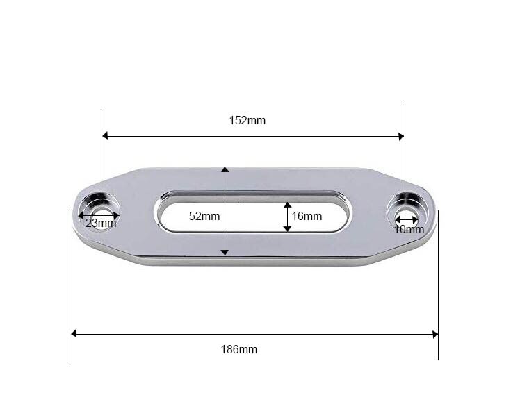 Universal Red 5000LBS hawse aluminium fairlead voo... – Grandado