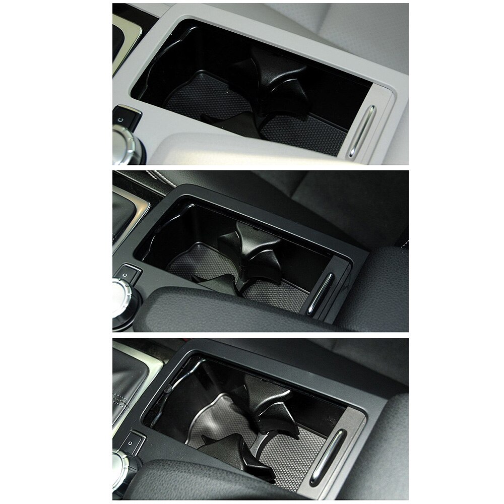Auto Center Console Supporto di Tazza di Acqua Bevanda Del Basamento Inserisci Divisori Consiglio per Mercedes-benz Glk Classe W204 w207 W212 X204