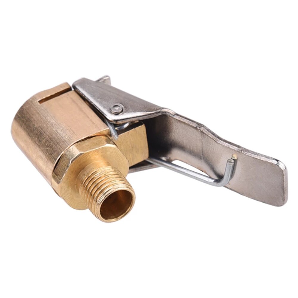 Pince de gonflage en laiton pour pneus de voiture, 8mm, 1 pièce, pneu de roue, mandrin à Air, gonfleur, Valve, adaptateur de connecteur, outils de réparation de pneus de voiture