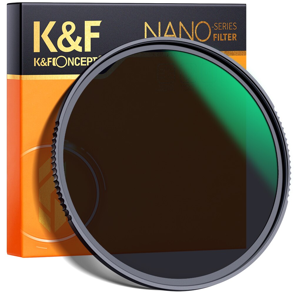 K &amp; F Concept Nano X Hd ND8 Filter Camera Lens Ultra Clear En Antireflecterende Groene Dichtheid Coating Filter 49mm 52Mm 72Mm 77Mm