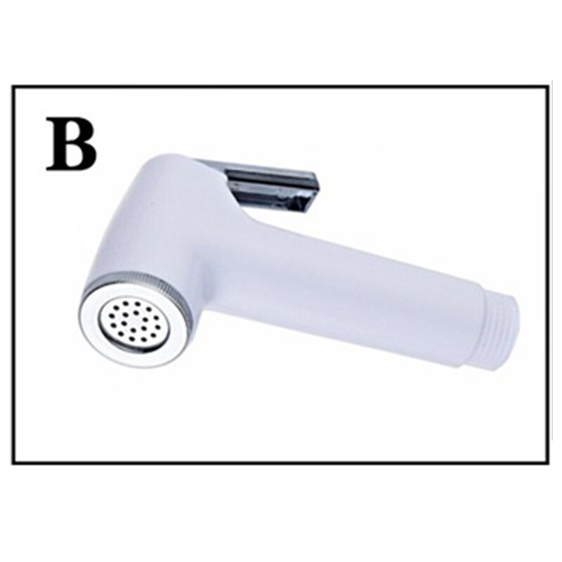 Toilet Hand Held Bidet Faucet sprayer set Multifunction Bathroom hand sprayer shower faucet: White B