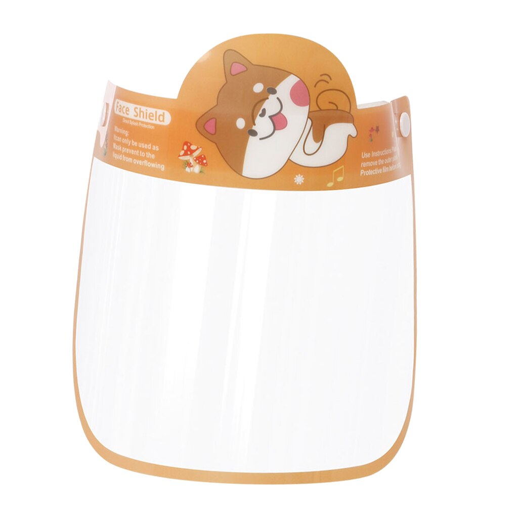 Kids' Full Face Shield Nursery Guard Clear Face Cover Visor with Protective Film