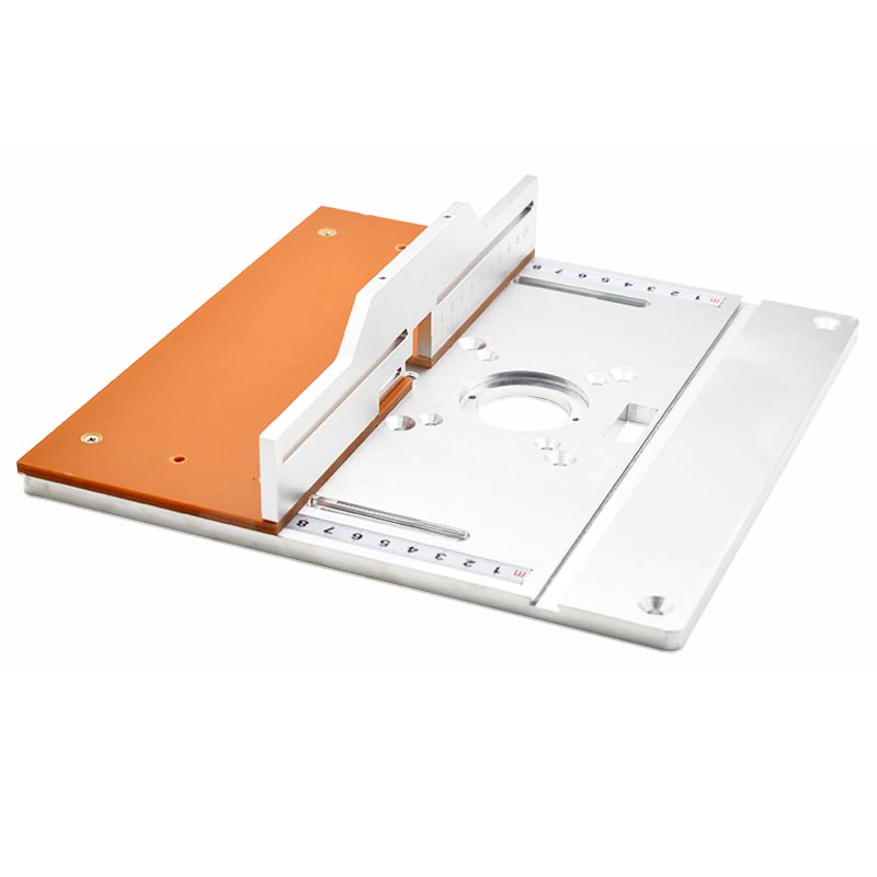 Table Saw Woodworking Workbench Aluminium Router Table Plate Electric Wood Milling Flip Board Lifting Table Chamfering Repairer