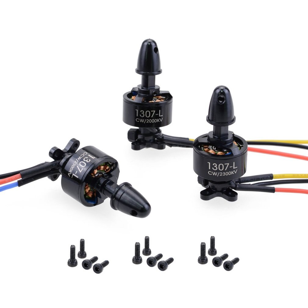 3 Stks/set X450 Rc Vliegtuig 2300KV Ccw/2300KV Cw/2000KV Cw 7.4V 1307 Borstelloze Motor Systeem Rc vliegtuigen Onderdelen