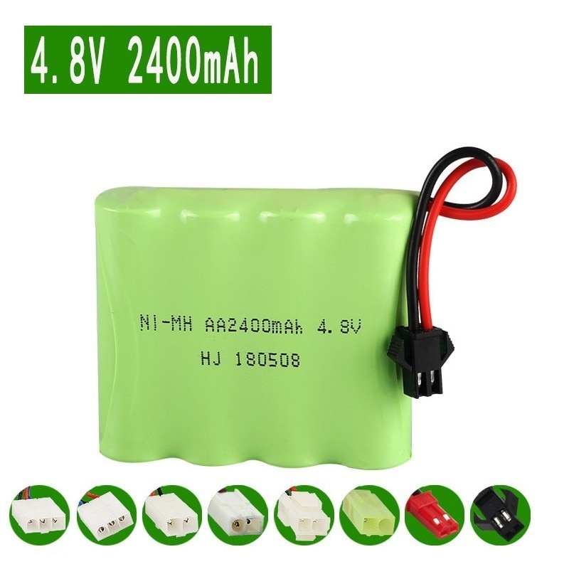 ( M model ) 4.8V 2400mAh Ni-MH battery for Remote Control Toys Cars Trucks Tank Guns lighting facilities RC TOYS 4.8v AA battery