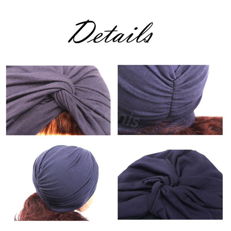 Peuter Kids Baby Tulband Head Wrap Hoed Kinderen Meisjes Katoen Blends Hoed Mooie Zachte Leuke