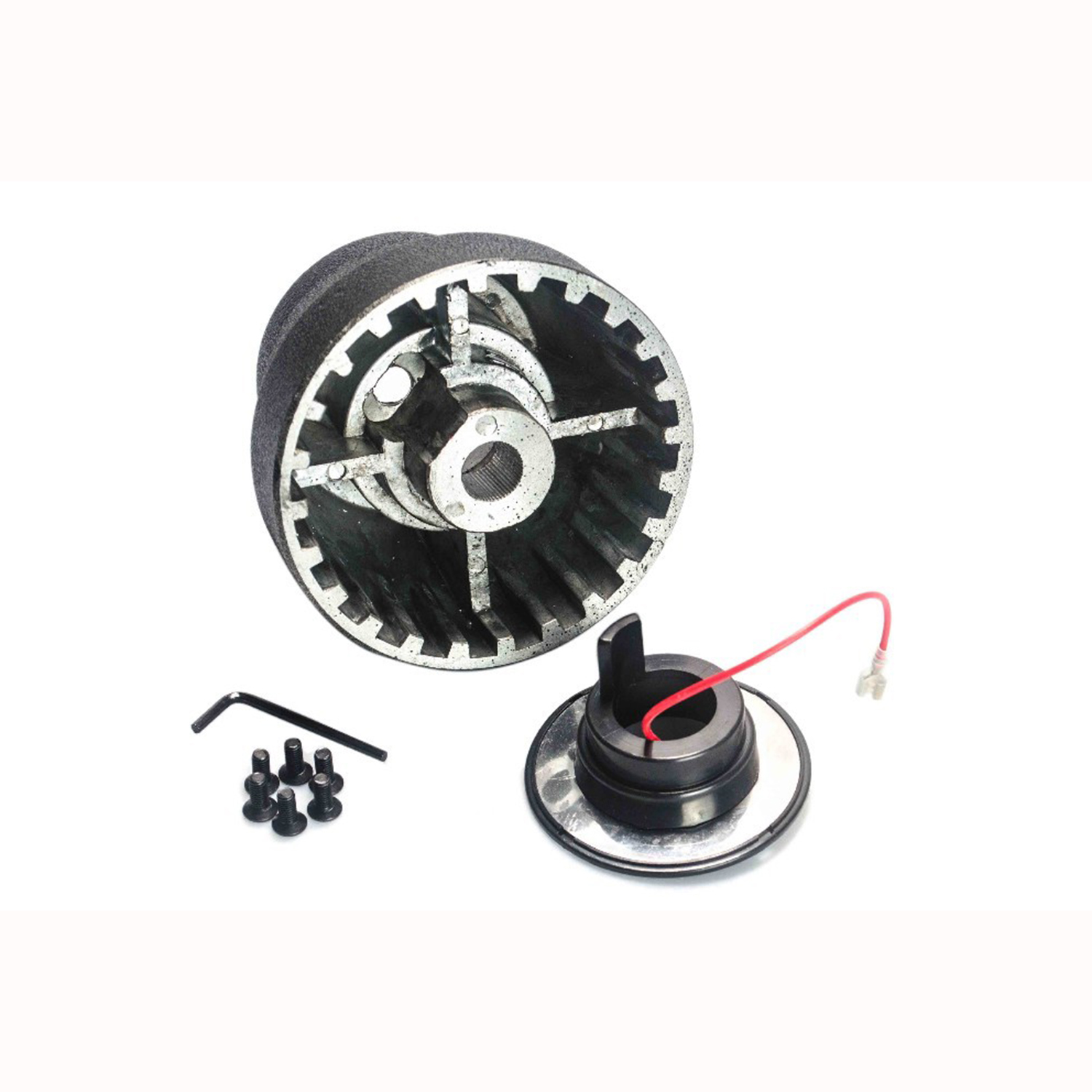 R-EP Steering Wheel Hub Adapter Boss Kit Black Racing For BMW E30