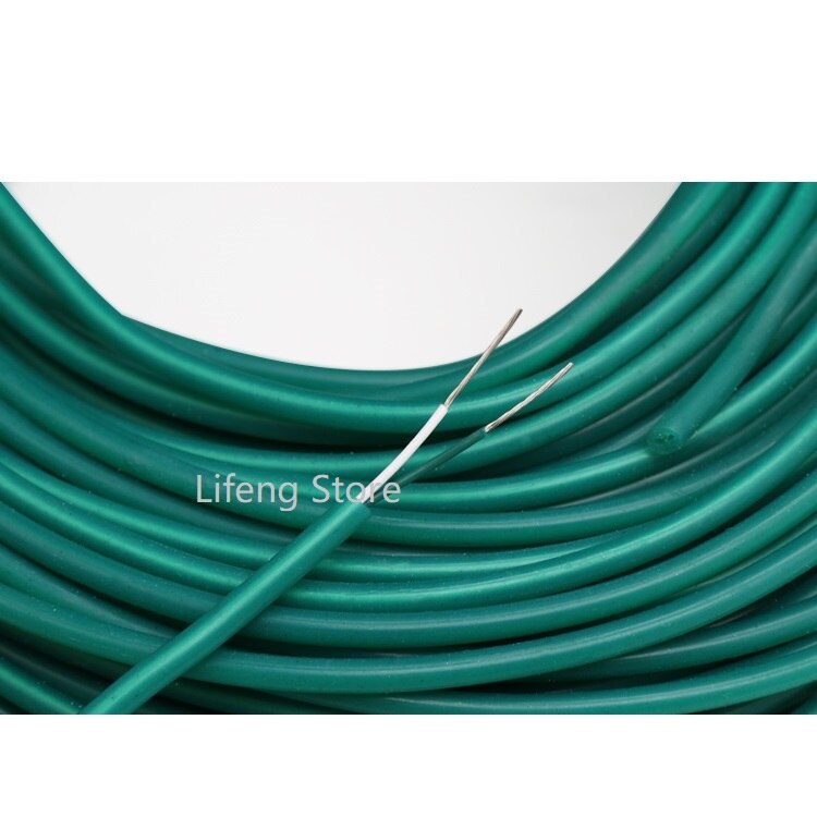 K Type OD 4mm 3mm Towed Thermocouple Line 2 Cores Soft Silicone Rubber Shielded Wire PTFE Insulated PTFE Compensation Cable
