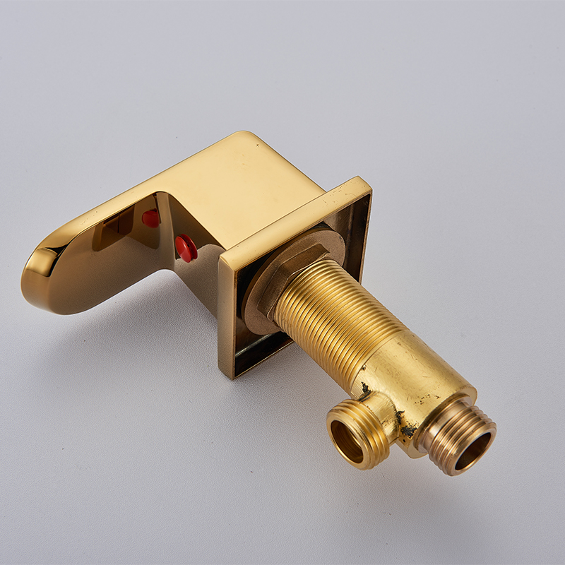 Golden Brass Switch Valve For Basin Faucet Shower Mixer Bathtub Set Control Valve