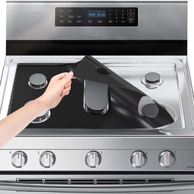 XXFA Stove Cover Stove Top Protector Compatible with Samsung Gas Stove Reusable Mat Cooker Covers Non-Stick Stove Liner Kitchen