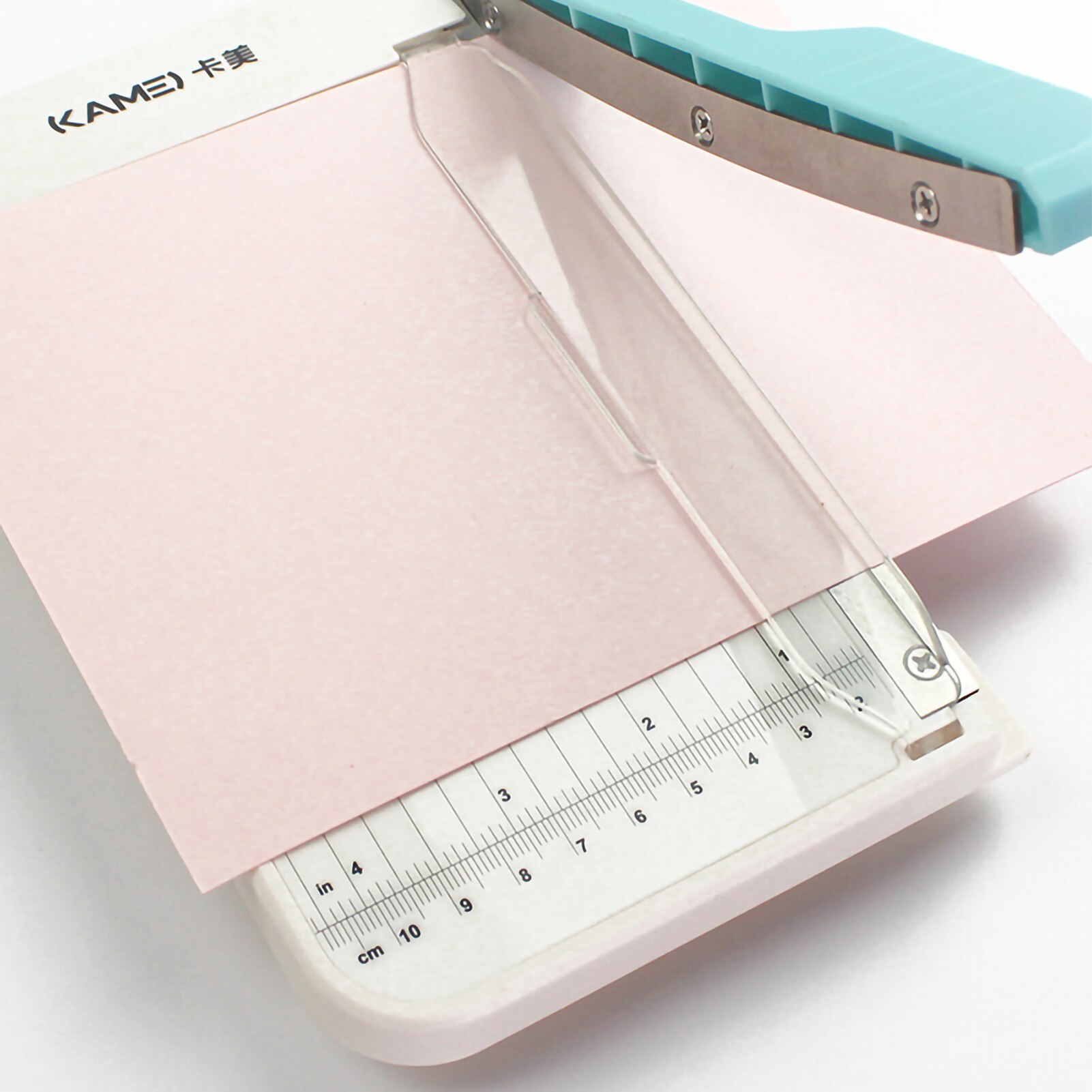 Mini Paper Trimmer Guillotine Cutter 6 Inch (152mm) Cut Length Desktop Paper Cutting Machine Security Cutter Head Side Ruler