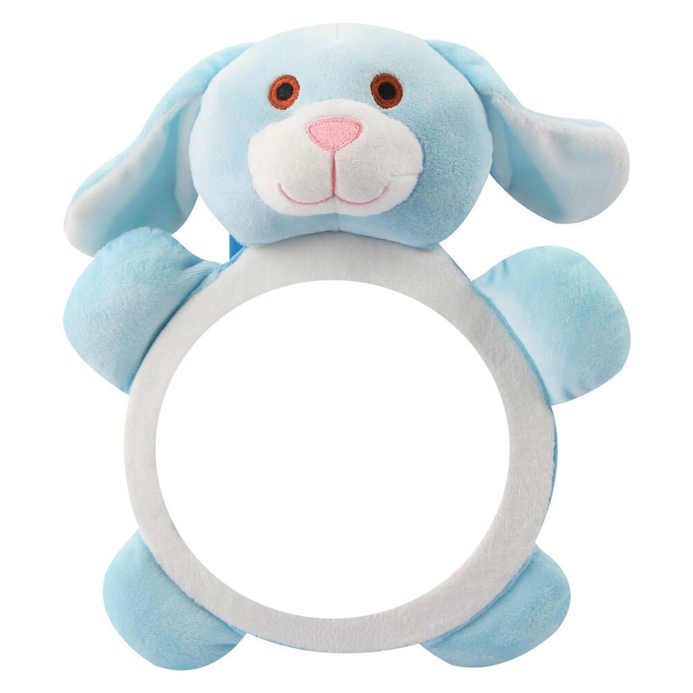 Support tête de voiture avec Animal de dessin animé mignon, miroir d'observation de sécurité pour bébé, vue arrière pour bébé, miroir de sécurité avec Clip: Rabbit