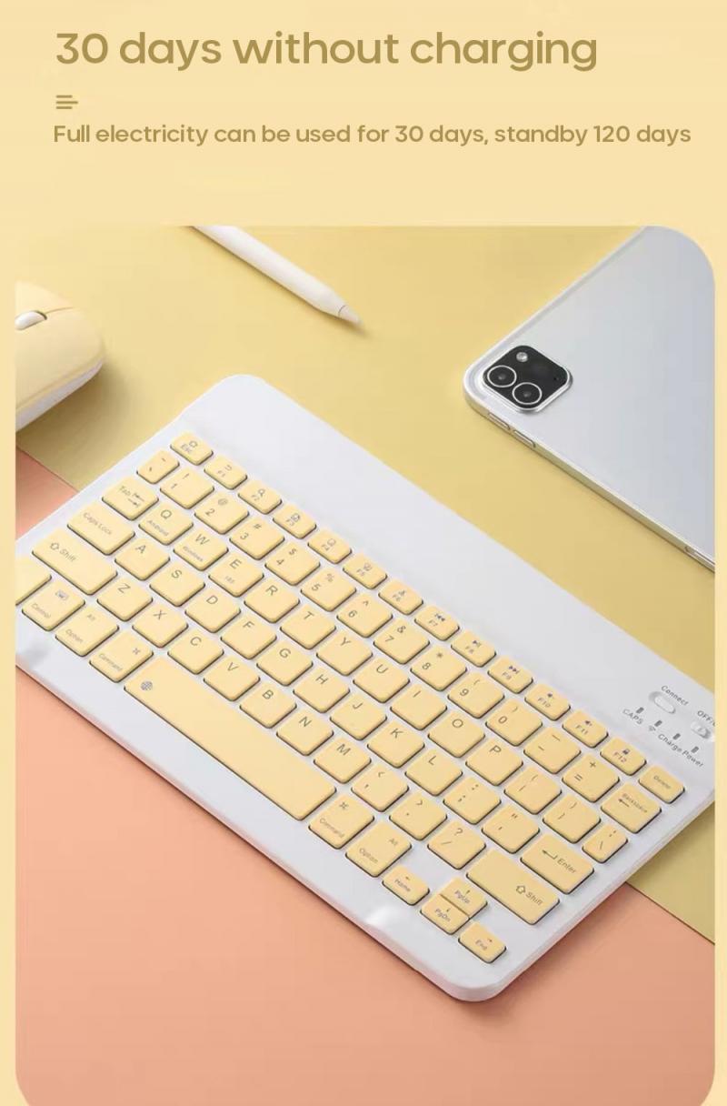 Ipad Bluetooth Keyboard Apple Android Mobile Phone Universal Ultra-Thin Portable wireless keyboard And Mouse Set motospeed