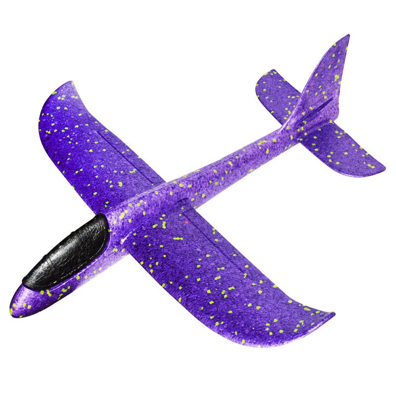 48Cm Grote Hand Launch Gooien Schuim Vliegtuig Epp Vliegtuig Model Glider Vliegtuig Vliegtuigen Model Outdoor Diy Educatief Speelgoed Voor kinderen: Purple