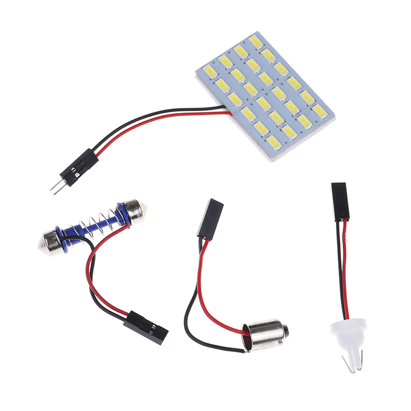 24x5630 SMD Auto LED Fahrzeug Tafel Lampen Auto Innen Lesen Lampe Birne Licht Kuppel Girlande 12v