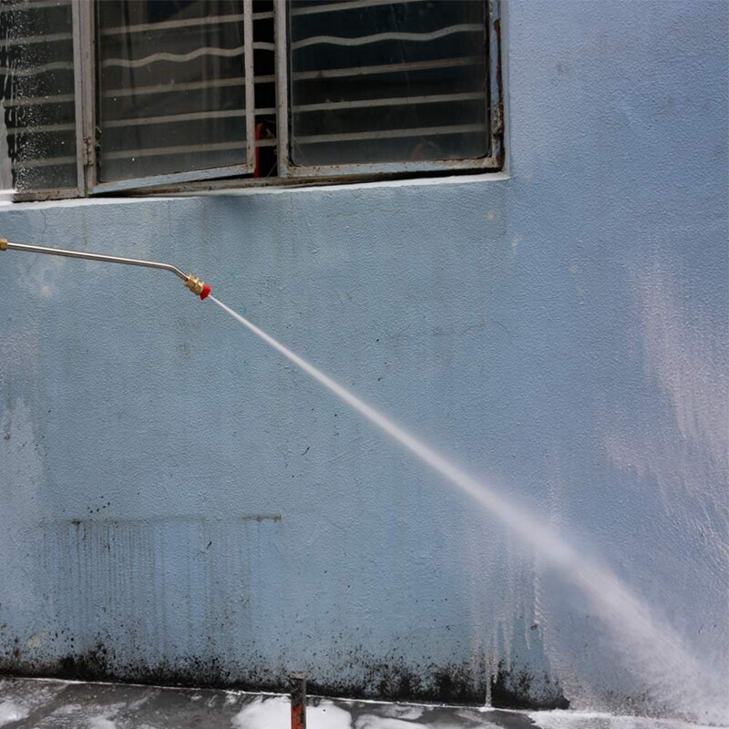 2 Set Pressure Washer Accessories Kit: 1 Set High Pressure Washer Gutter Rod & 1 Set Power Washer Spray Nozzle Tips