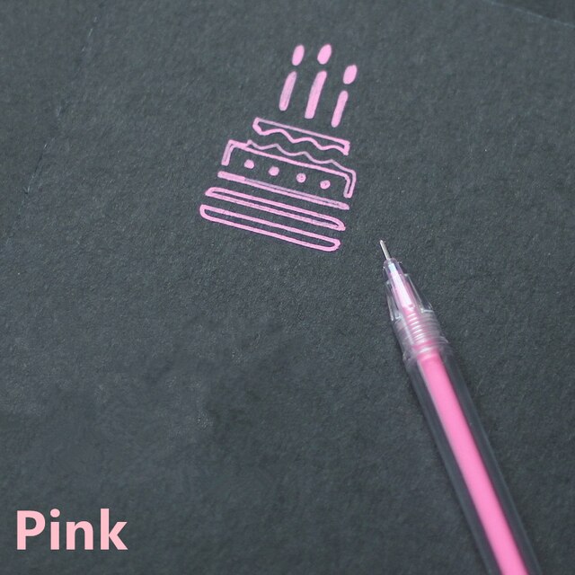 6 In 1 1pcs Giallo Penna Gouache Penna Della Giochi Di Disegno Libro Da Colorare Libro Libro di Doodle Penna Pittura Tavolo da disegno Per Bambini Giocattoli Di Compleanno regalo: WHITE