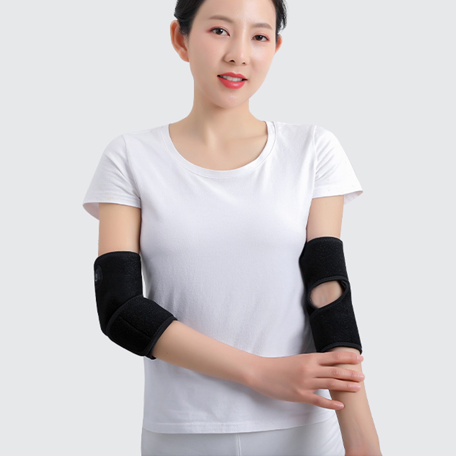 Heated Elbow Therapy Wrap USB Electric Heating Elbow Brace Health Care Pain Relief Heated Elbow Brace for Pain Relief