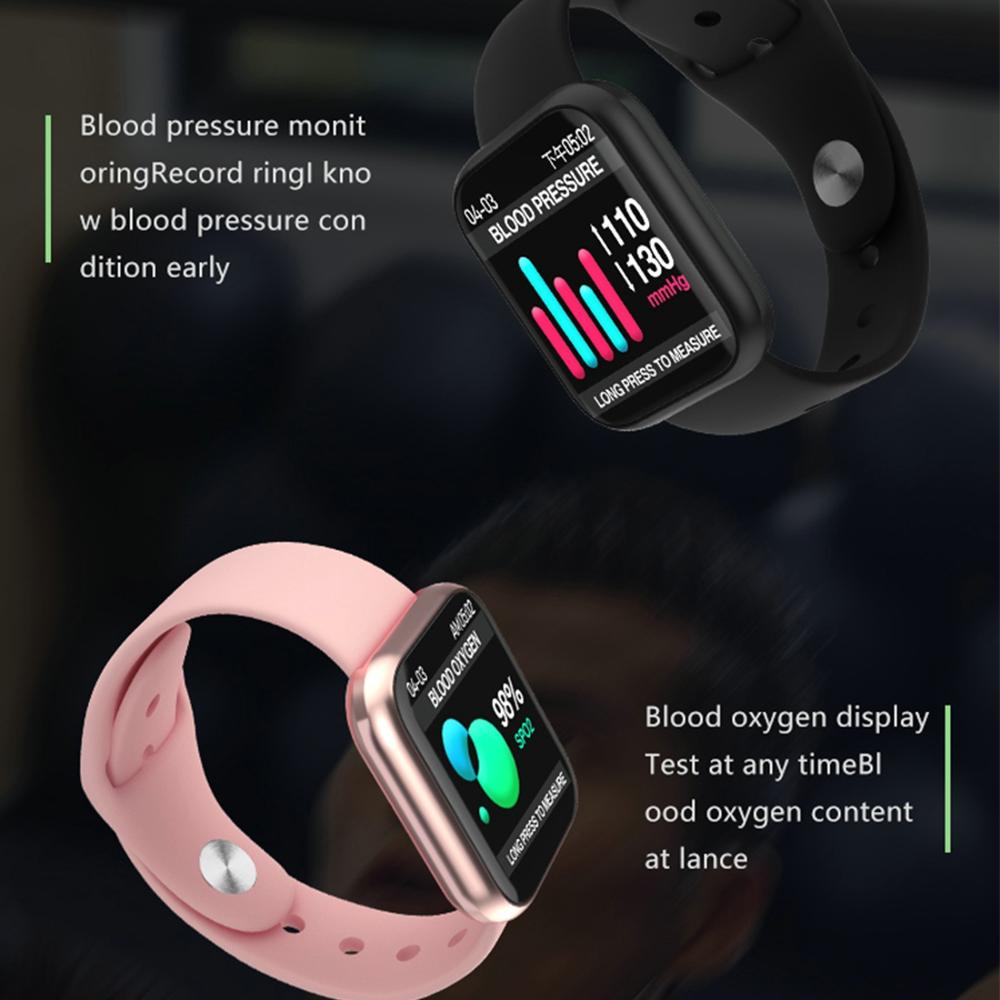 LEMFO Frauen Smart Uhr Wasserdicht Herz Rate Blutdruck Überwachung Schrittzähler Männer Frauen Smartwatch für Android Apple iPhone