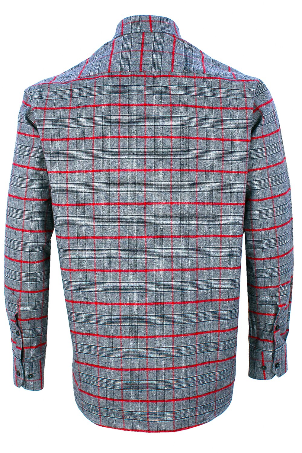 Flannel herre skjorte uld langærmet skjorte herre plaid enkelt lomme almindelig 100%  uld skjorte business vinter varetta lavet i kalkun