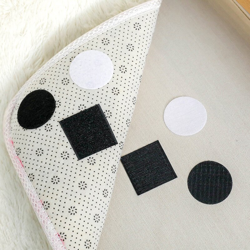 5/10/20 Pairs 60mm Strong Self Adhesive Fastener Dots Stickers Velcro Adhesive Tape For Bed Sheet Sofa Mat Carpet Anti Slip Mat