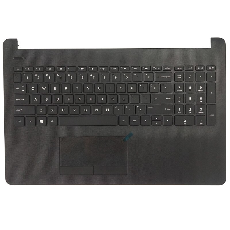 For HP 15-BS 15-BR 15-BW 15T-BR 15-BS 15Z-BW Laptop LCD Back Cover/Front Bezel/Hinges/Palmrest/Bottom Case 924899-001: Wth keyboard C