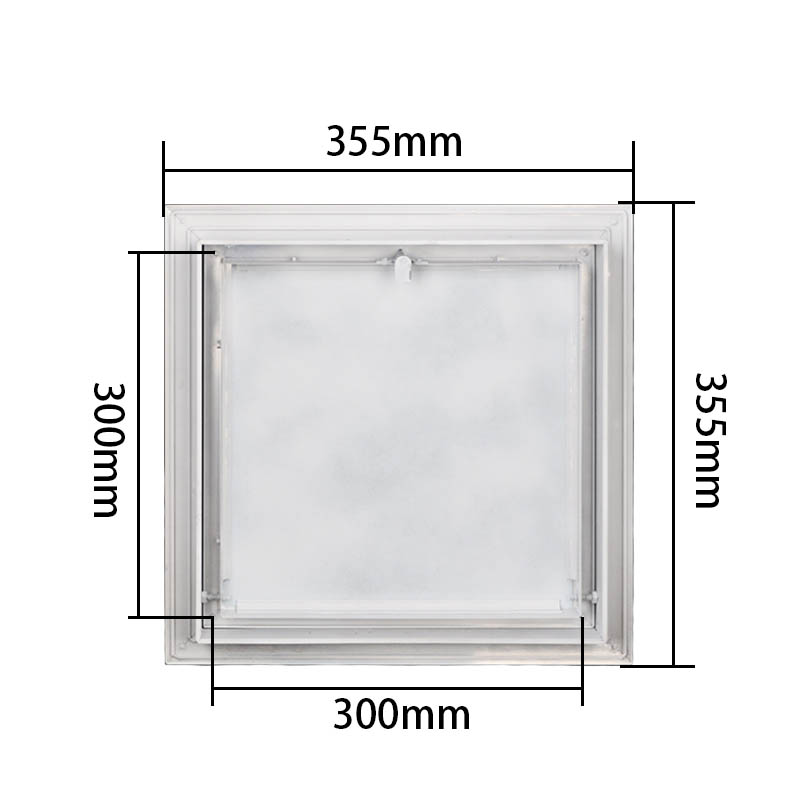 Ccess -Snap Muur Of Plafond Access Panel Voor 100*150Mm-400*48000Mm Opening flush Universele Abs Vierkante Witte Plastic Deur: A